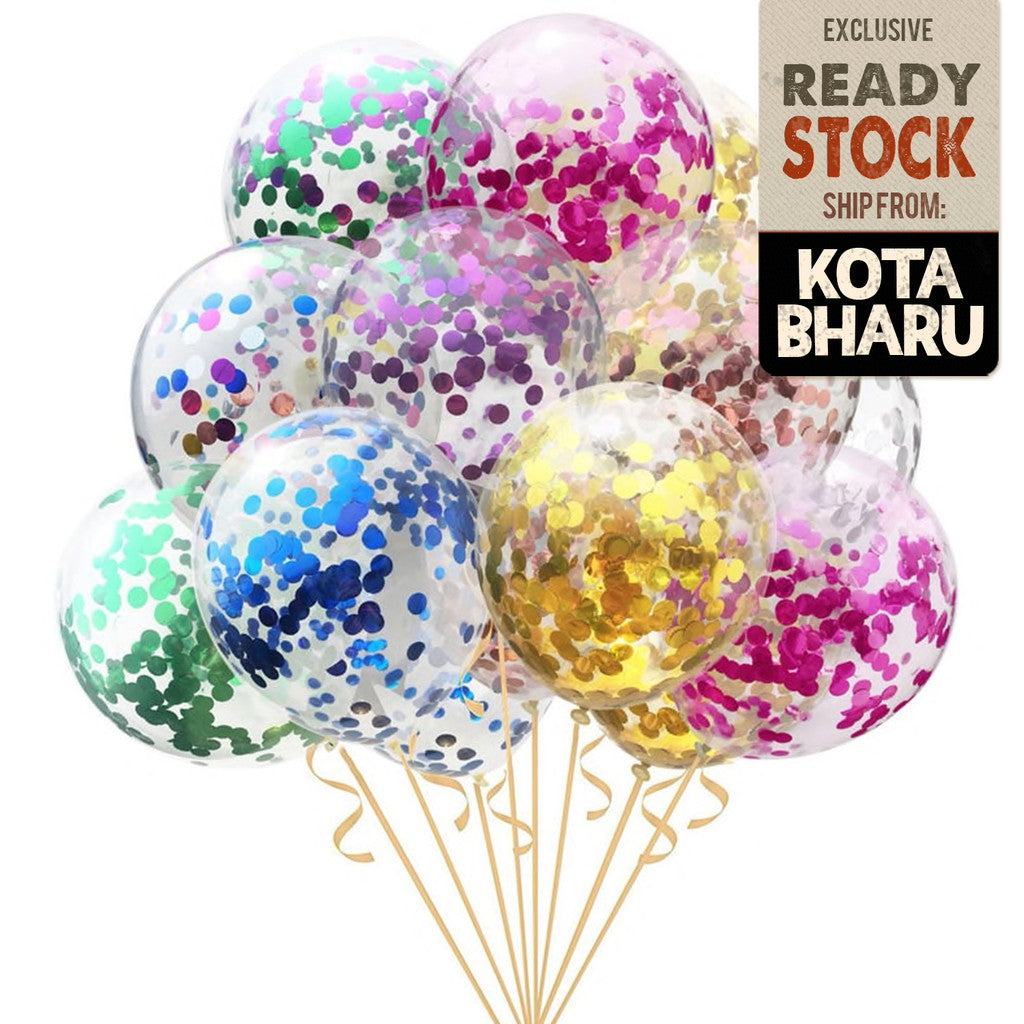12 inch Confetti Balloons