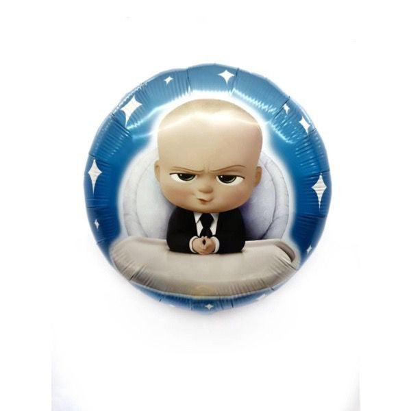 Baby Boss Printed Cartoon Foiled Balloons