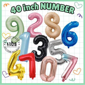 【40 INCH】Number Balloons
