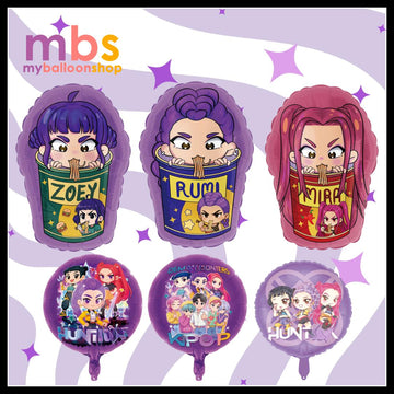 Huntrix Foil Balloons