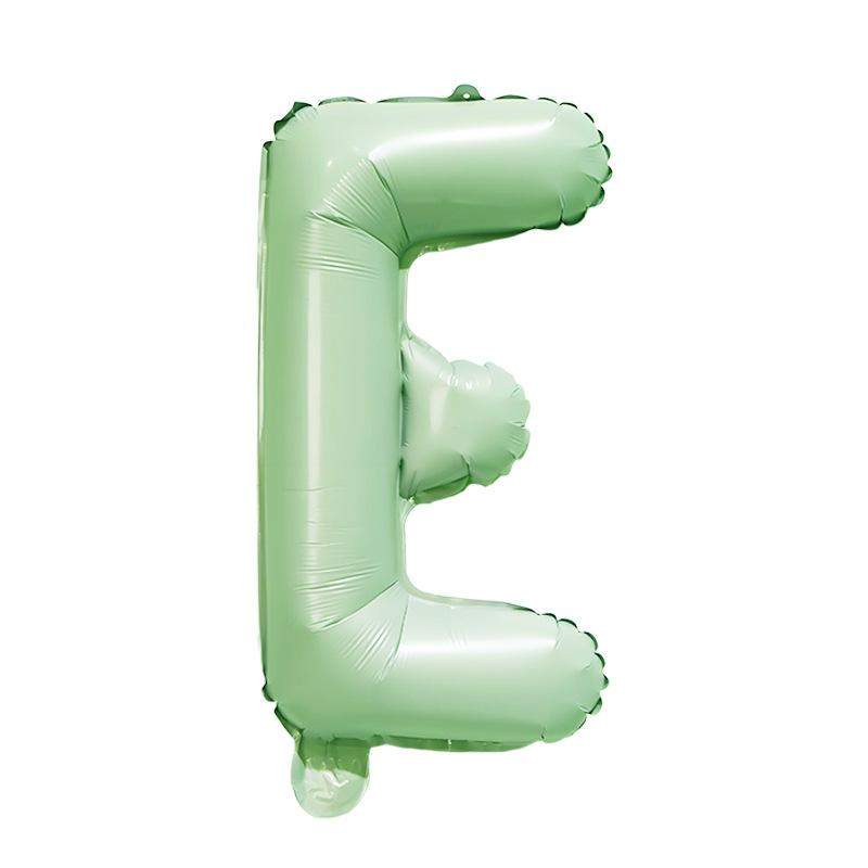 【16 INCH】Pastel Green ABC Balloons