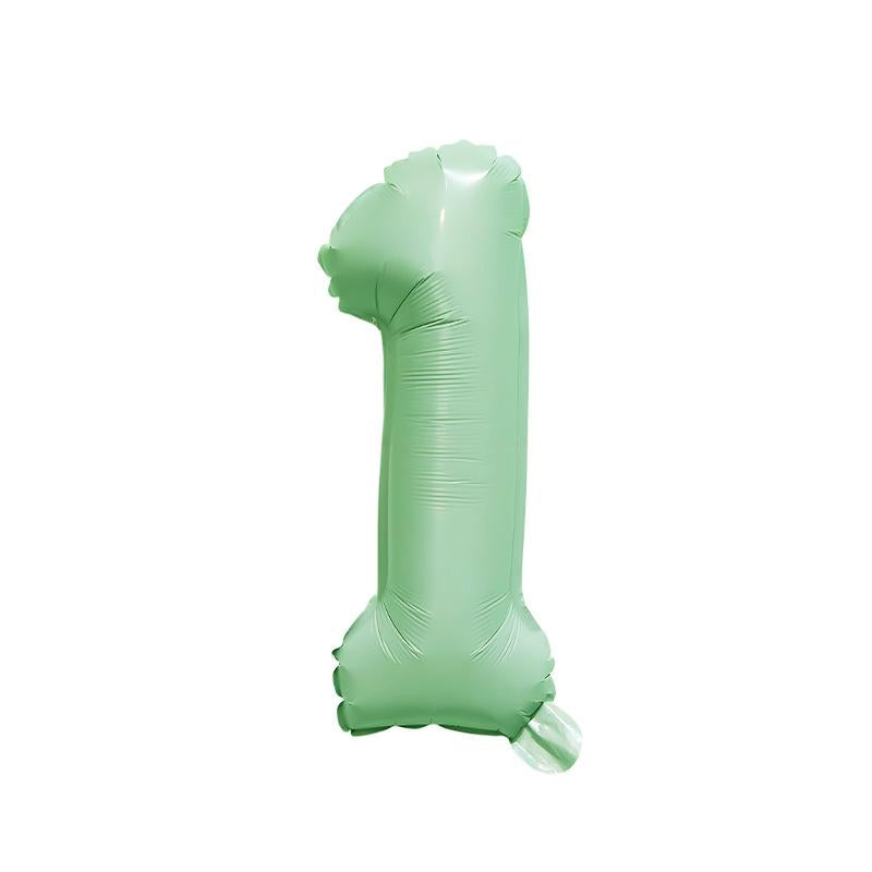 【16 INCH】Pastel Green ABC Balloons