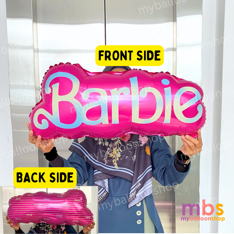 Barbie Balloons Theme Foiled Balloons