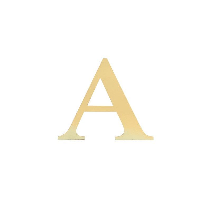 Gold Letter Only A-Z