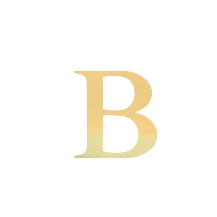 Gold Letter Only A-Z