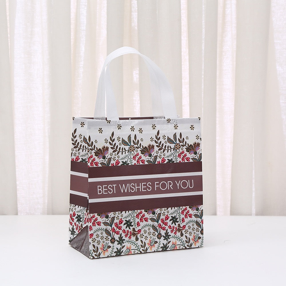 Non Woven Bag Best Wishes Square