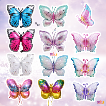 Butterfly Foil Balloons Fairy Tale Princess Theme