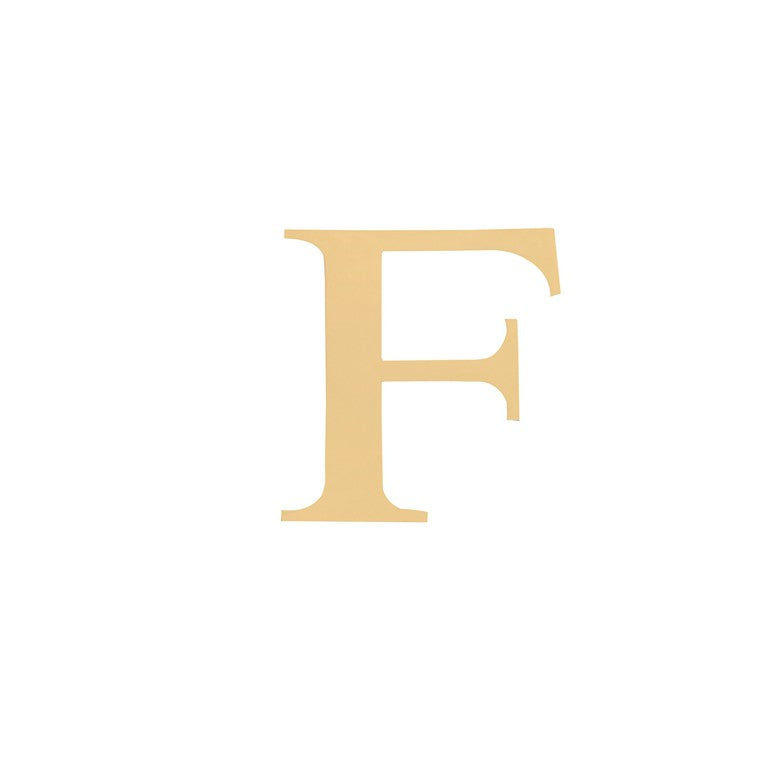 Gold Letter Only A-Z