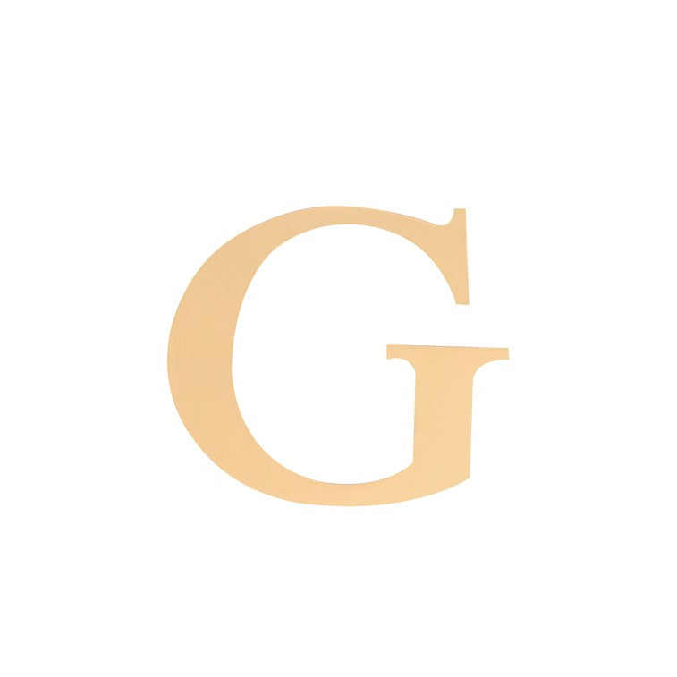 Gold Letter Only A-Z