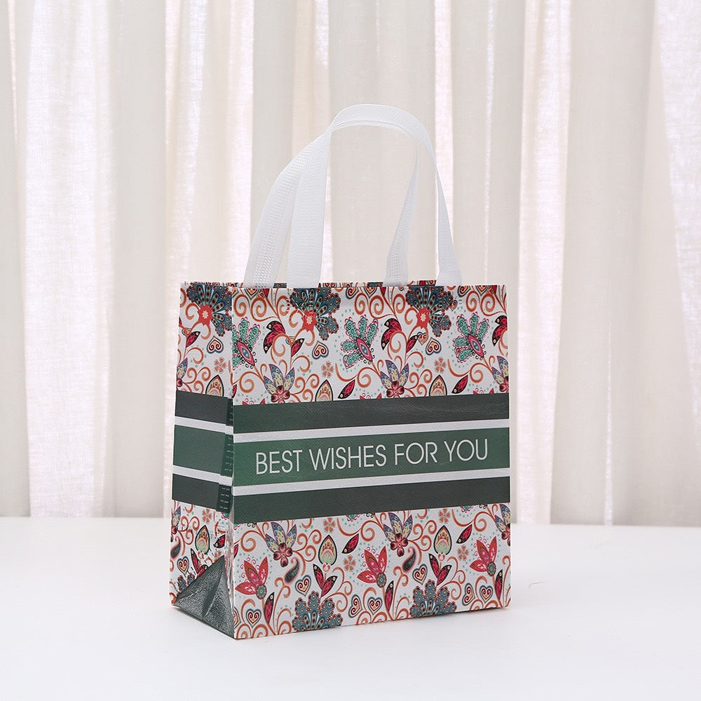 Non Woven Bag Best Wishes Square