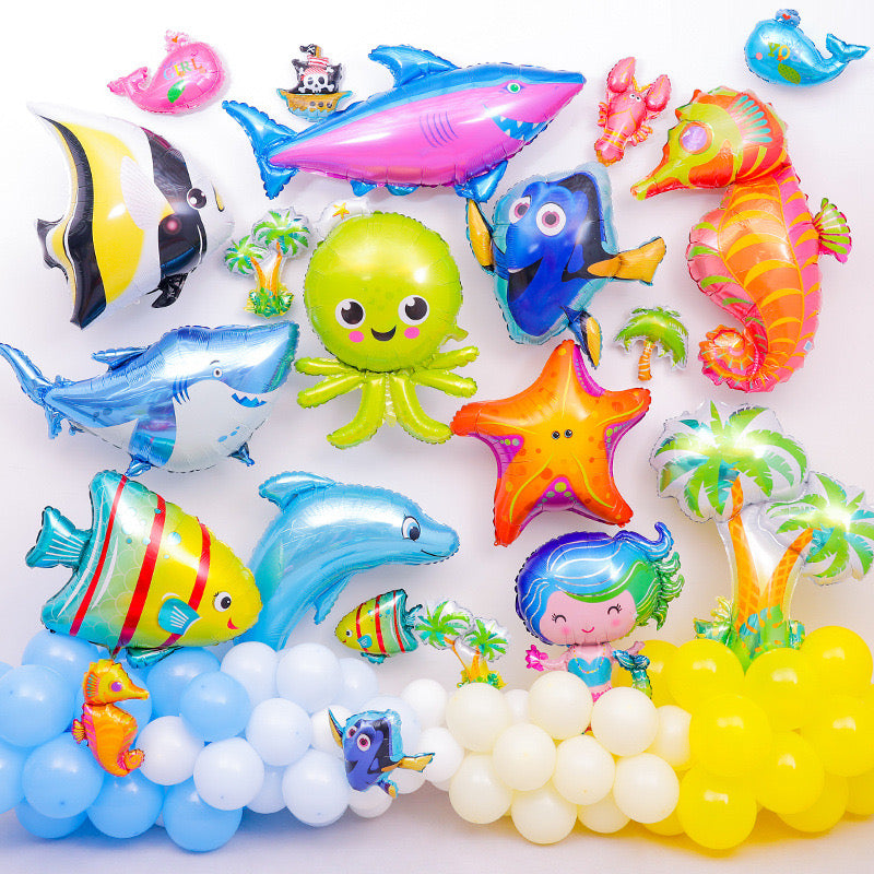【Medium / Large Size】Sea Ocean Fish Balloons