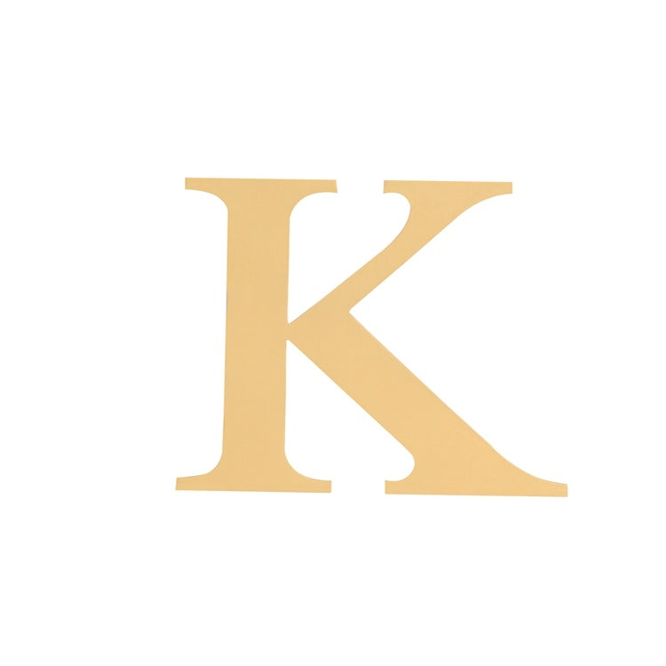 Gold Letter Only A-Z