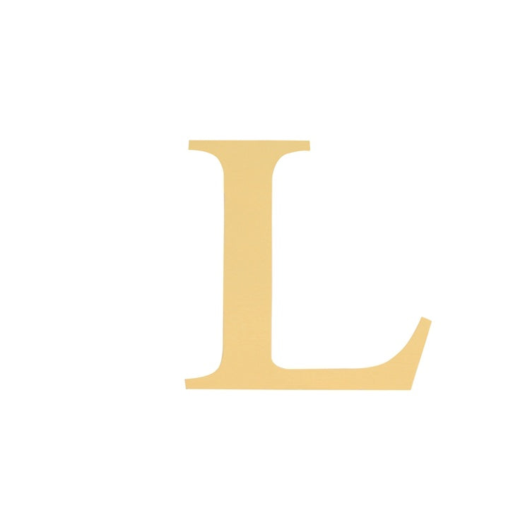 Gold Letter Only A-Z