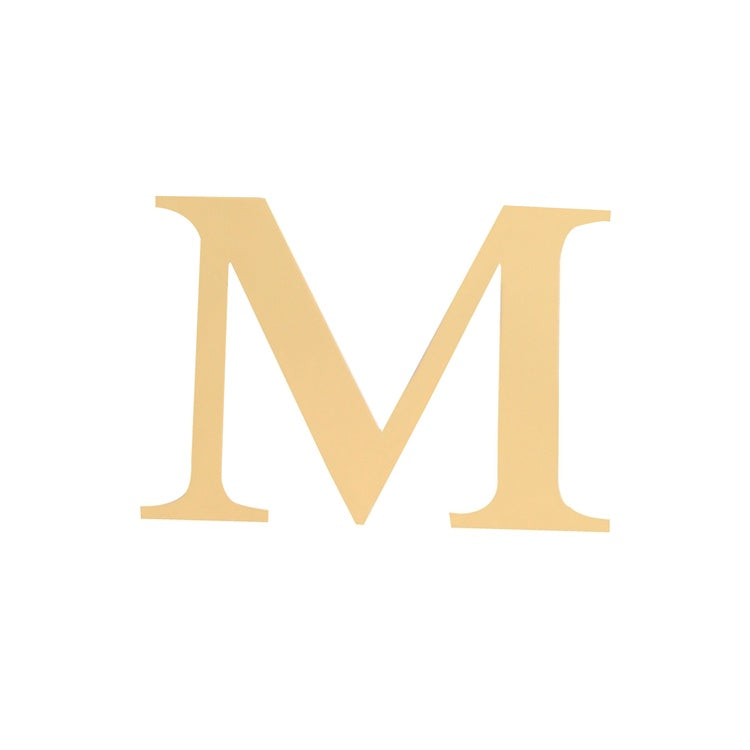 Gold Letter Only A-Z