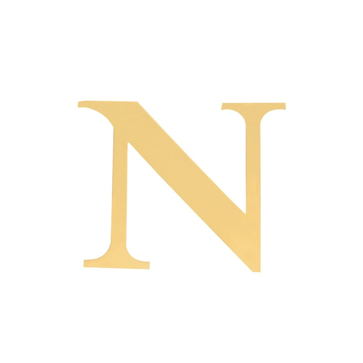 Gold Letter Only A-Z