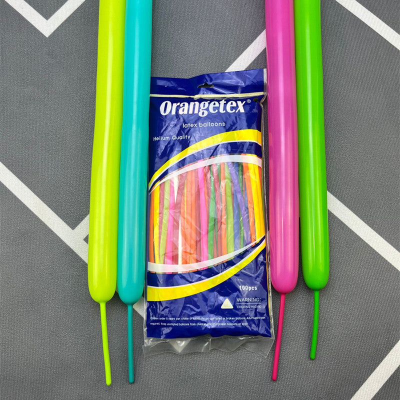 260Q Orangetex Twisting Balloons