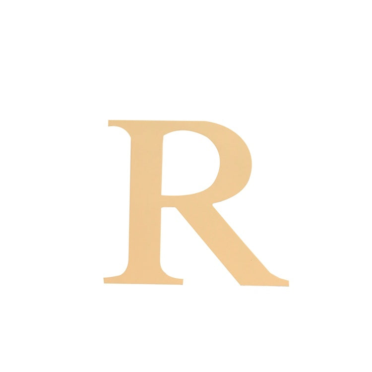 Gold Letter Only A-Z