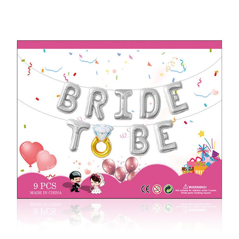 16 inch Bride To Be Balloons Banner