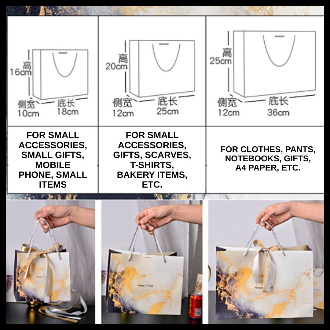 Premium Paper Bag Gilded