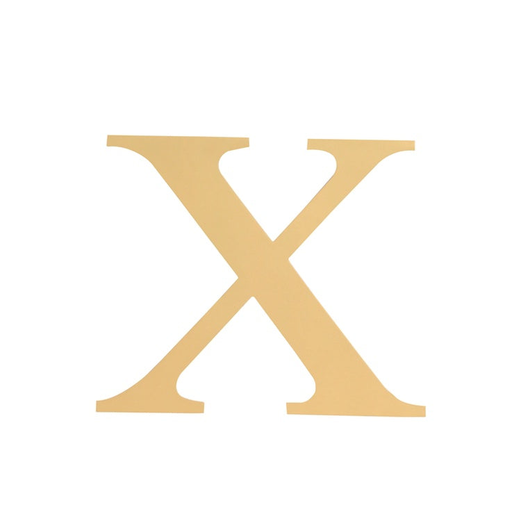 Gold Letter Only A-Z