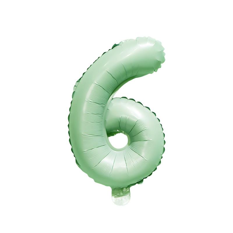 【16 INCH】Pastel Green ABC Balloons