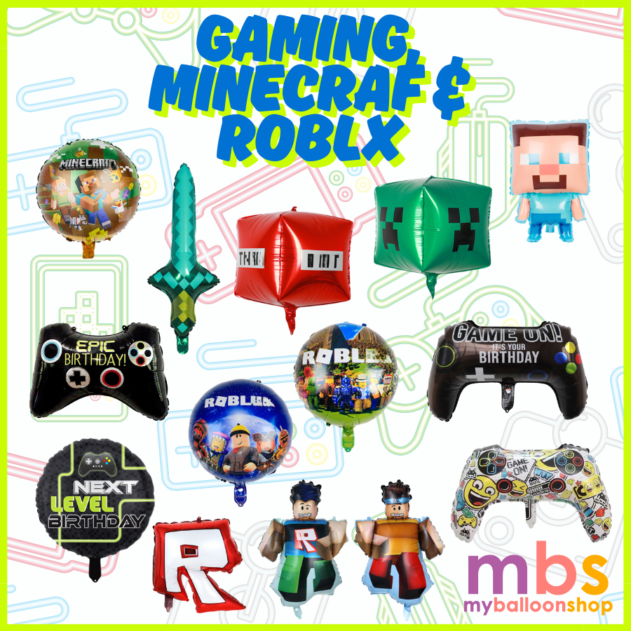 Gaming Roblx & Minecraf  Balloons