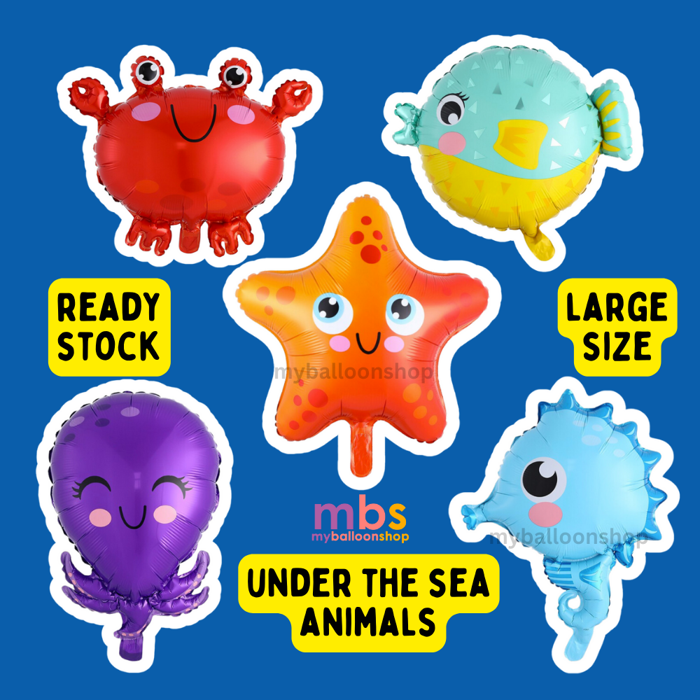 【Medium / Large Size】Sea Ocean Fish Balloons