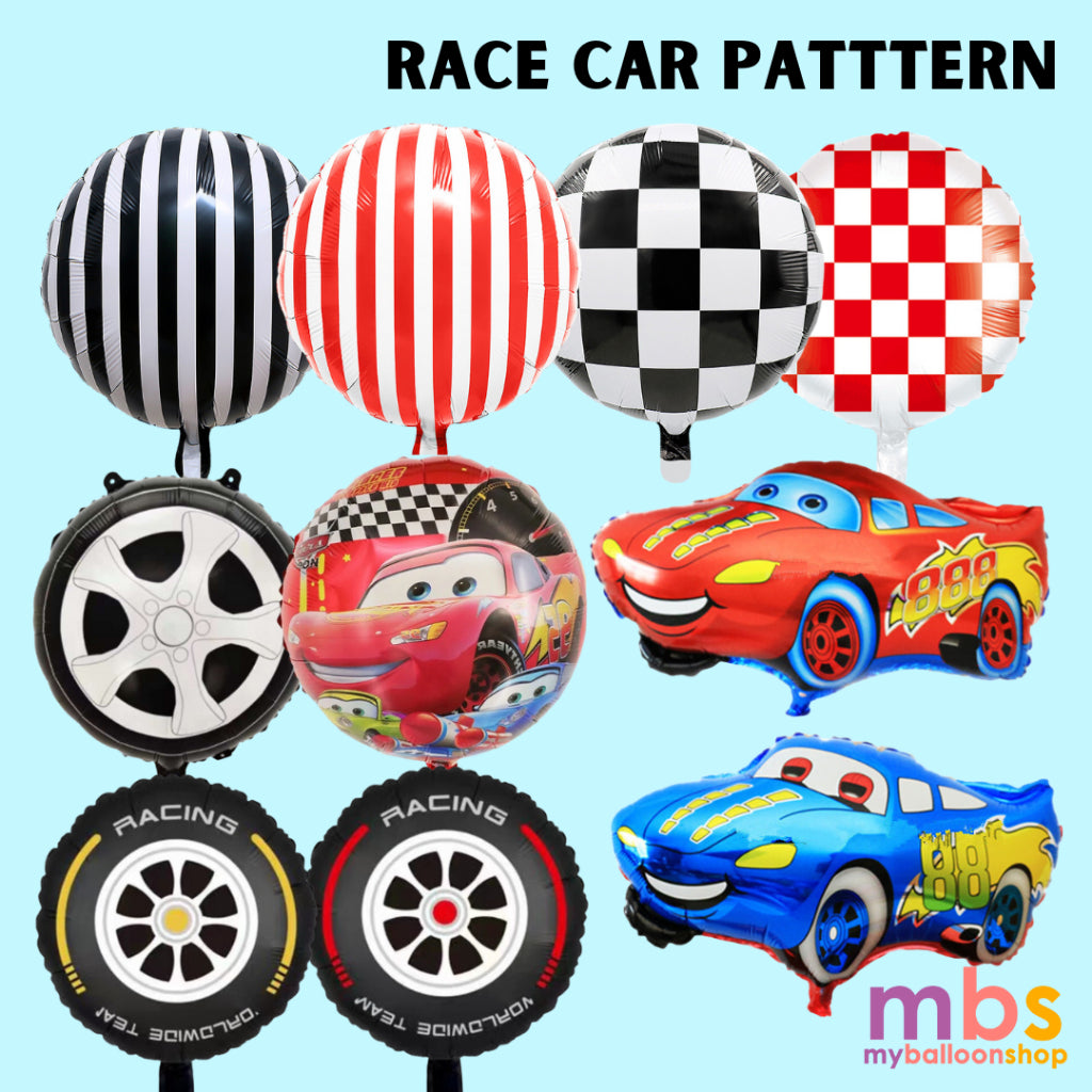 Car Race Theme McQueen Balloons