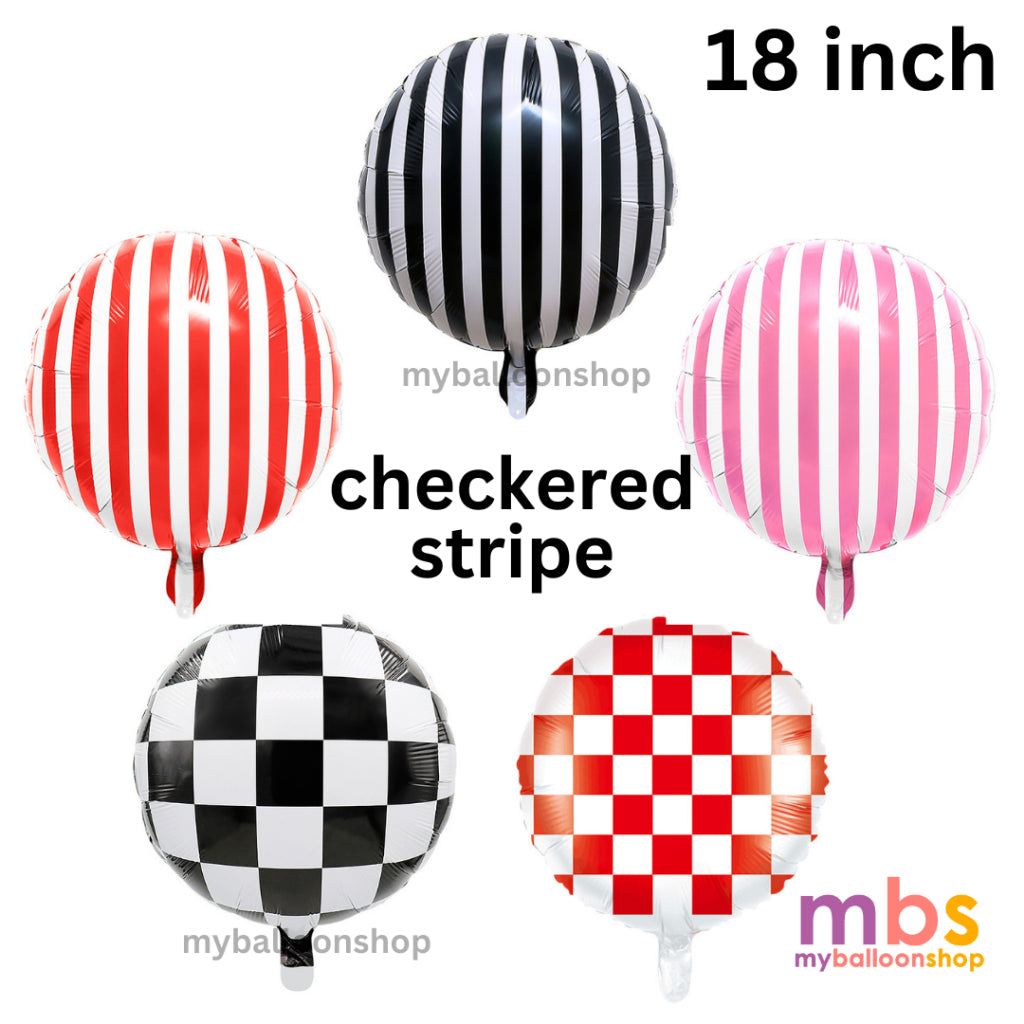 18 inch Checkred Stripes Pattern
