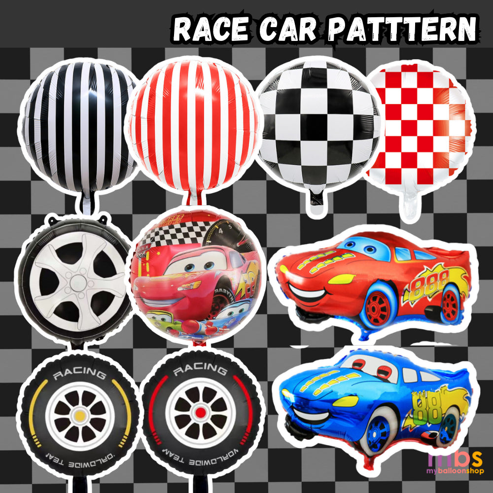 Car Race Theme McQueen Balloons