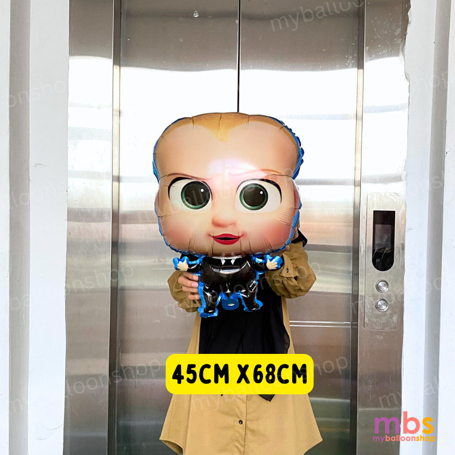Baby Boss Printed Cartoon Foiled Balloons