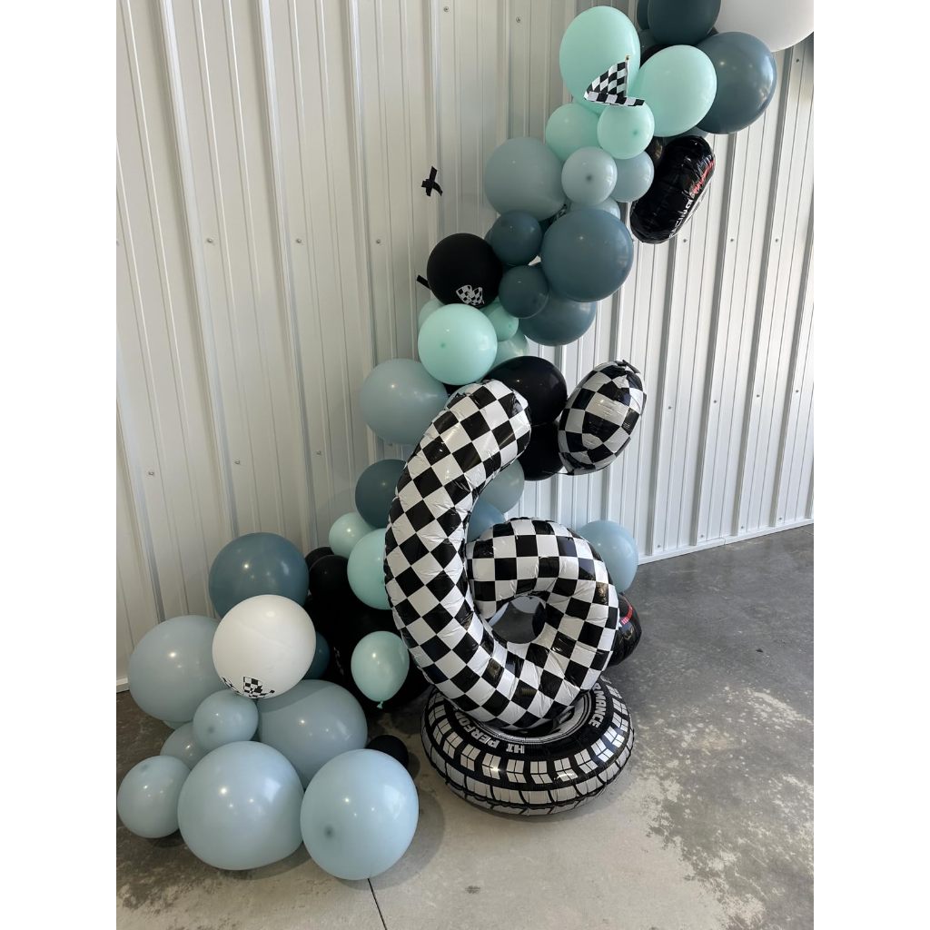【40 INCH】Race Number Balloons