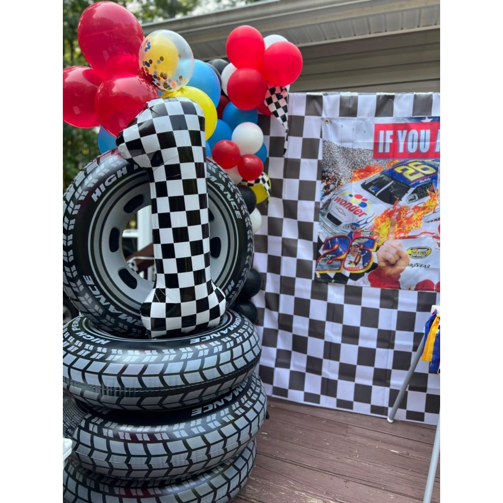 【40 INCH】Race Number Balloons