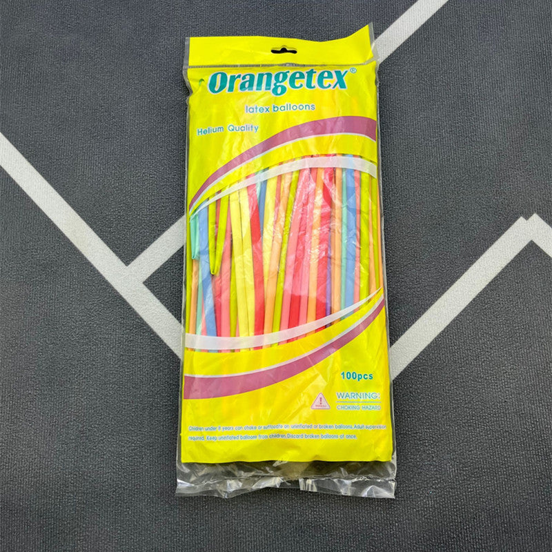 260Q Orangetex Twisting Balloons