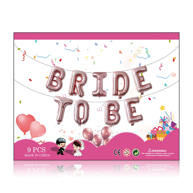 16 inch Bride To Be Balloons Banner