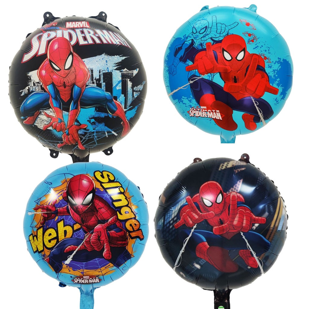 Spiderman Theme Balloons