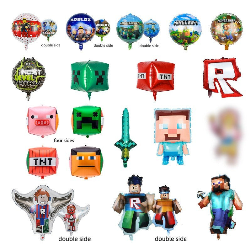 Gaming Roblx & Minecraf  Balloons