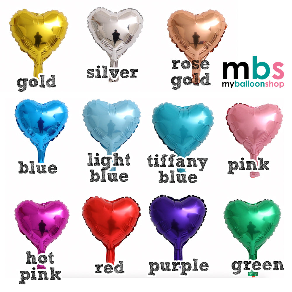 10 Inch Love Foiled Balloons