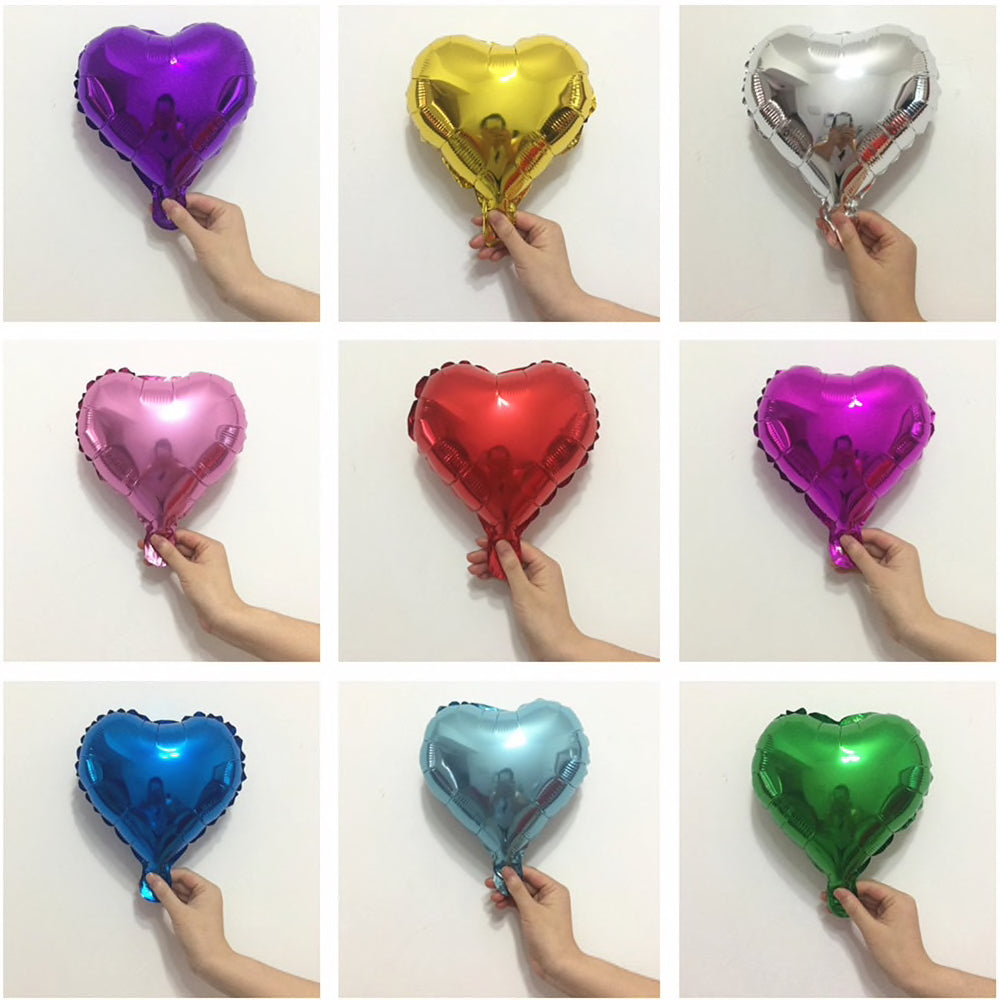 10 Inch Love Foiled Balloons