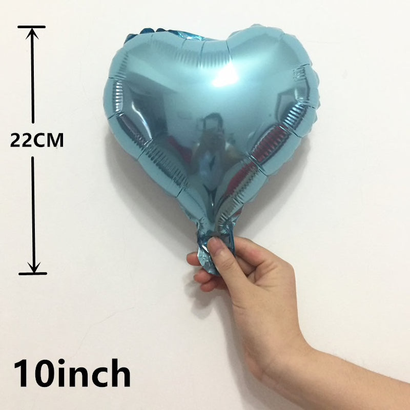 10 Inch Love Foiled Balloons