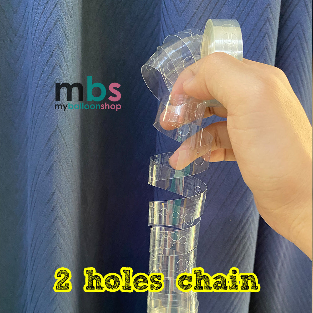 5m Balloon Chain 2 Holes