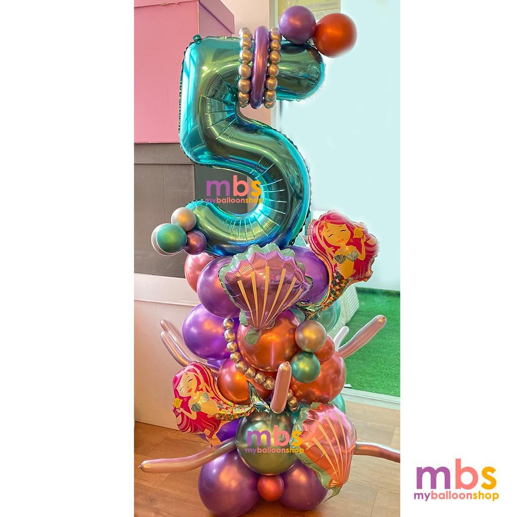 Mermaid Theme Balloons
