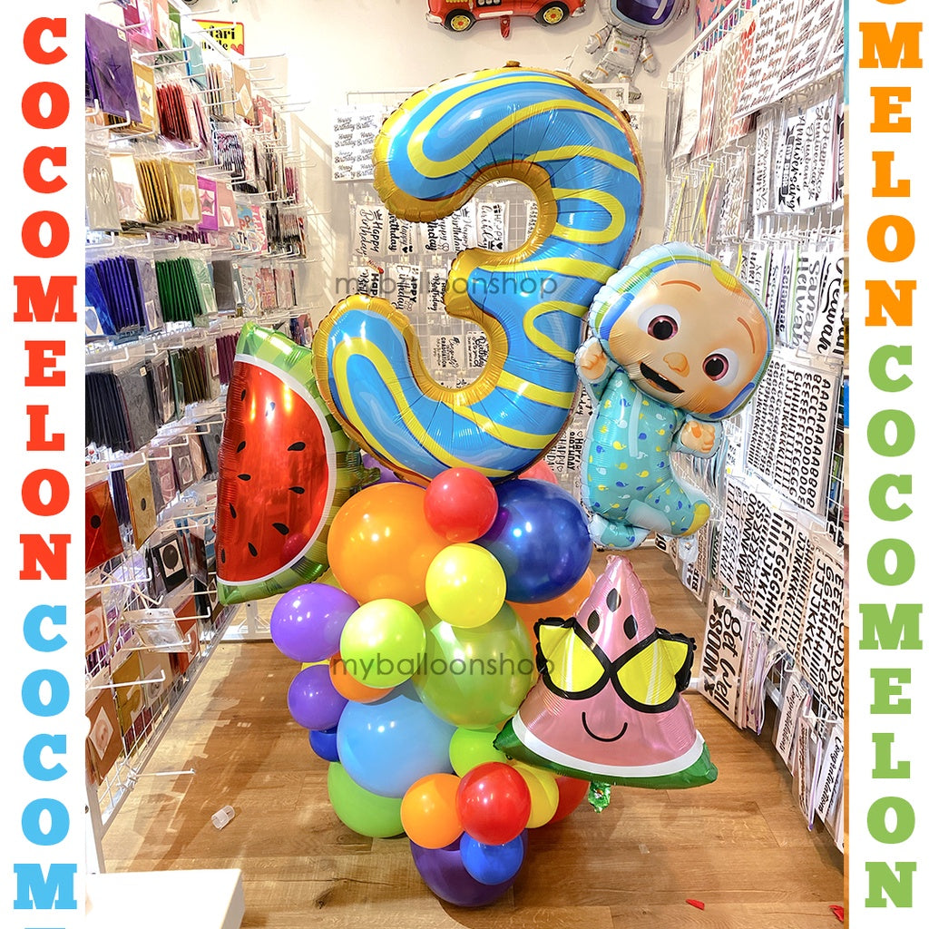 Cocomelon Printed Cartoon Foiled Balloons