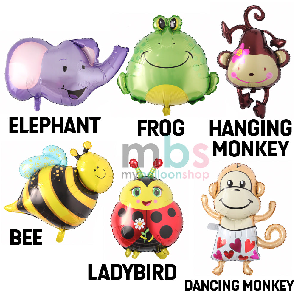 Animals Safari Foil Balloons