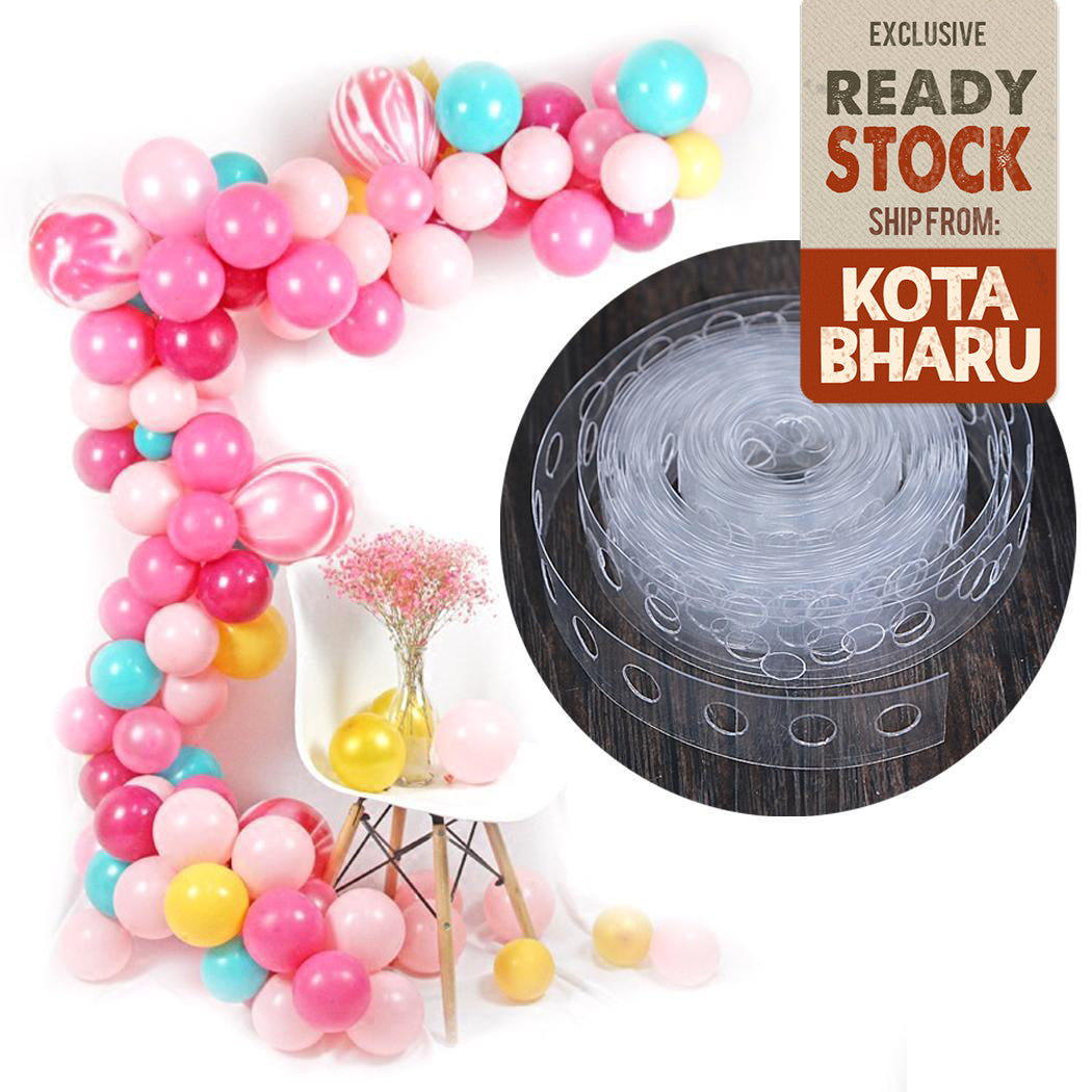 5m Balloon Chain 2 Holes