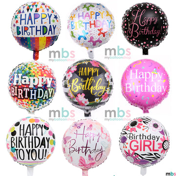 18 inch Happy Birthday Balloon