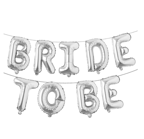 16 inch Bride To Be Balloons Banner