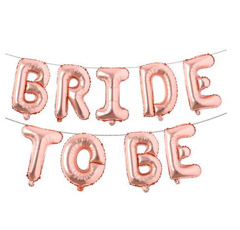 16 inch Bride To Be Balloons Banner
