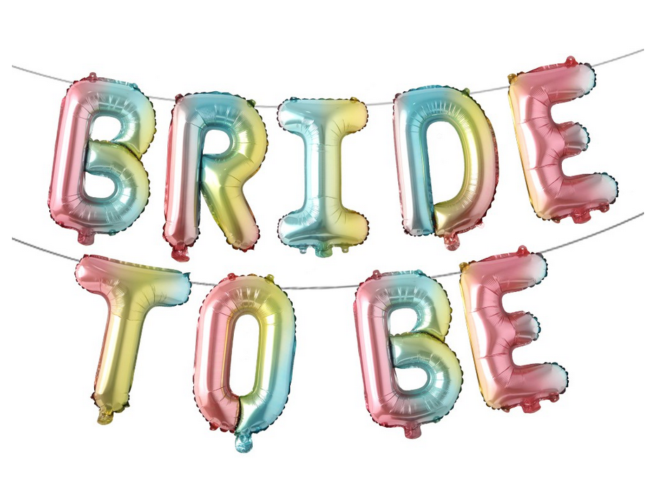 16 inch Bride To Be Balloons Banner