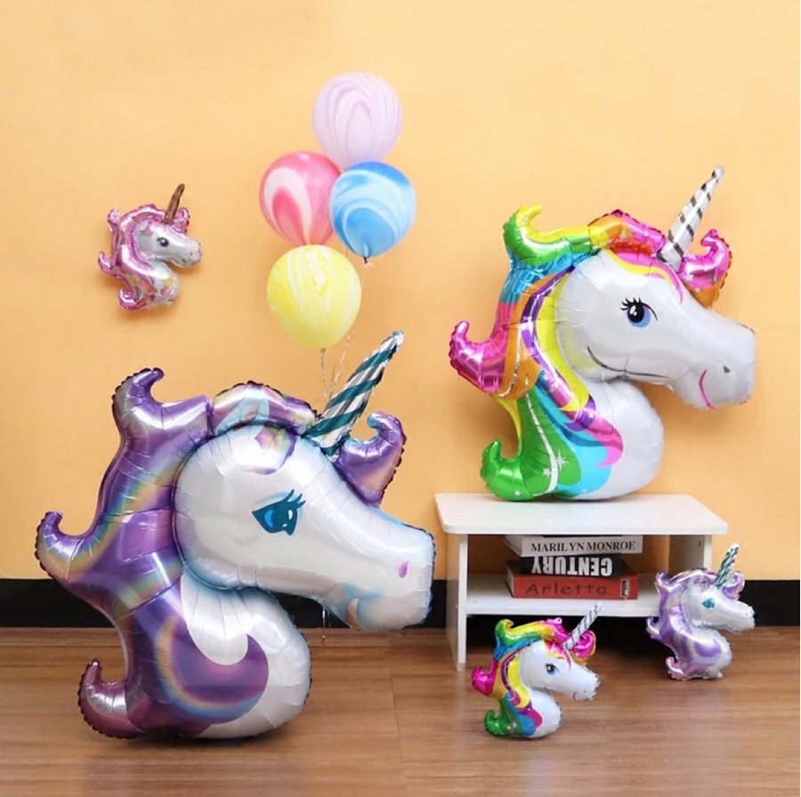 Unicorn Head Balloon